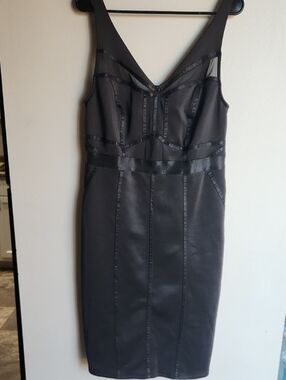 Torrid Black V-Neck Midi Sheath Dress